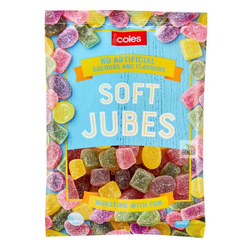 [Expiry: 14/02/2027] Coles Soft Jubes 270g
