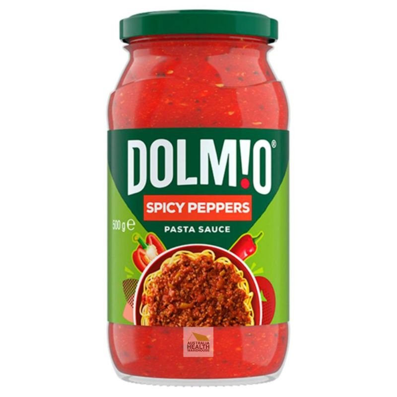 [Expiry Date: 12/10/2026] Dolmio Spicy Peppers Pasta Sauce 500g
