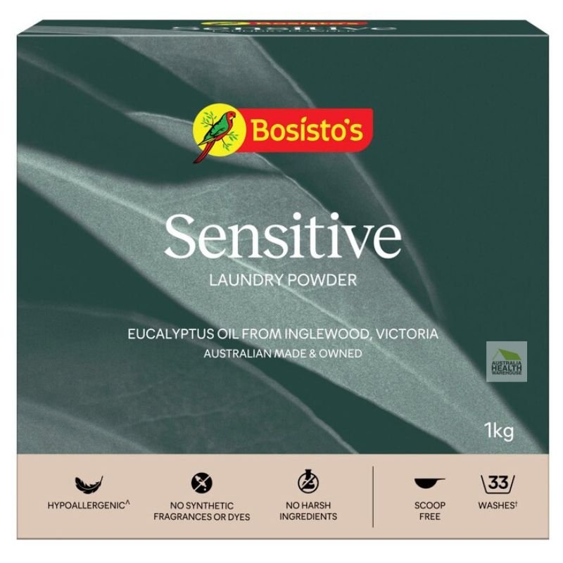 Bosisto's Sensitive Laundry Powder 1kg