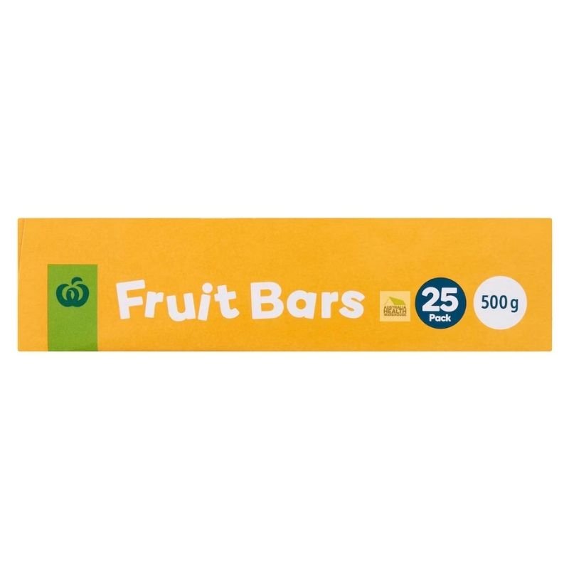 Woolworths Fruit Bars Assorted 25 Pack