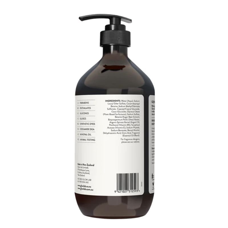 [DAMAGE Expiry: 07/2027] Glow Lab Rhubarb & Rose Body Wash 900mL
