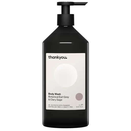 Thankyou Body Wash Botanical Earl Grey & Clary Sage 1 Litre