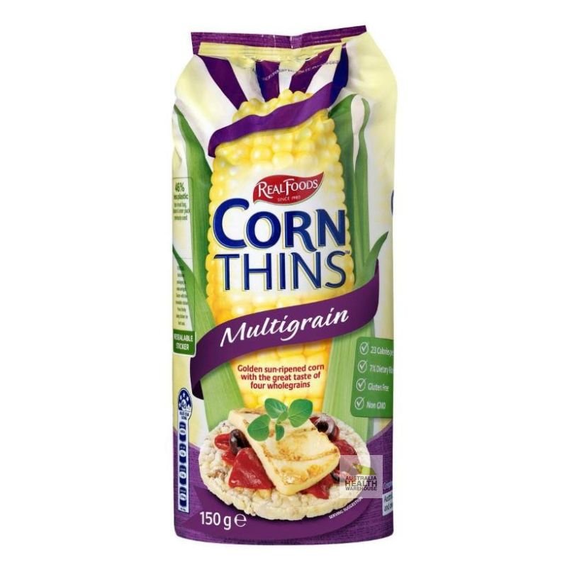 [Expiry: 01/06/2026] Real Foods Corn Thins Multigrain 150g
