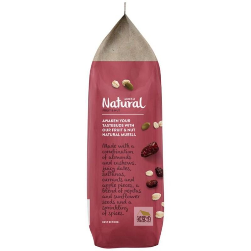 [Expiry Date: 17/05/2026] Heritage Mill Muesli Natural Fruit & Nut 750g