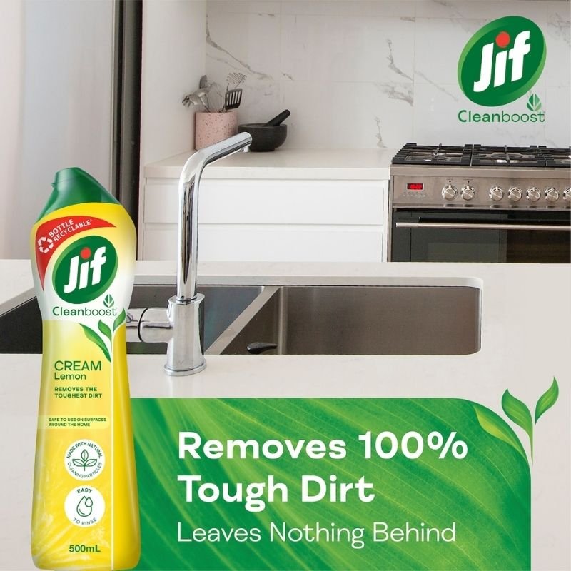 Jif Cream Cleanser With Micro Particles Lemon 500mL