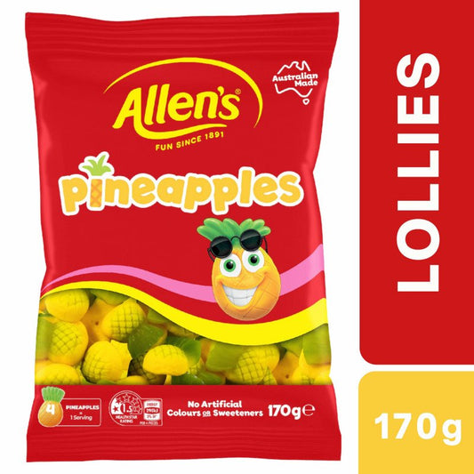 [Expiry: 04/2027] Allen's Pineapples Lollies 170g