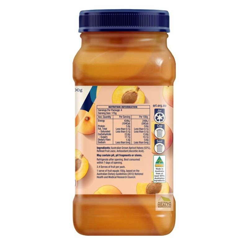 [CLEARANCE Expiry: 30/06/2026] Goulburn Valley Apricots In Juice 700g