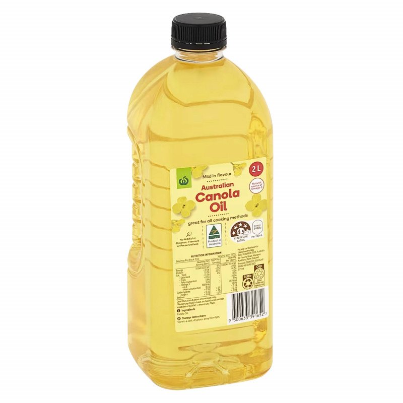[Expiry Date: 30/07/2027] Woolworths Canola Oil 2 Litre