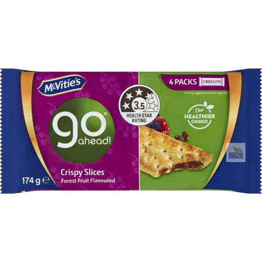 [CLEARANCE Expiry Date: 16/10/2025] McVitie’s Healthier Choice Go Ahead Biscuits Forest Fruits 4 Pack 174g