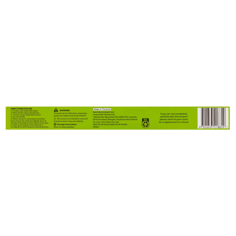 Armada Resealable Large Storage Bag 15 pack