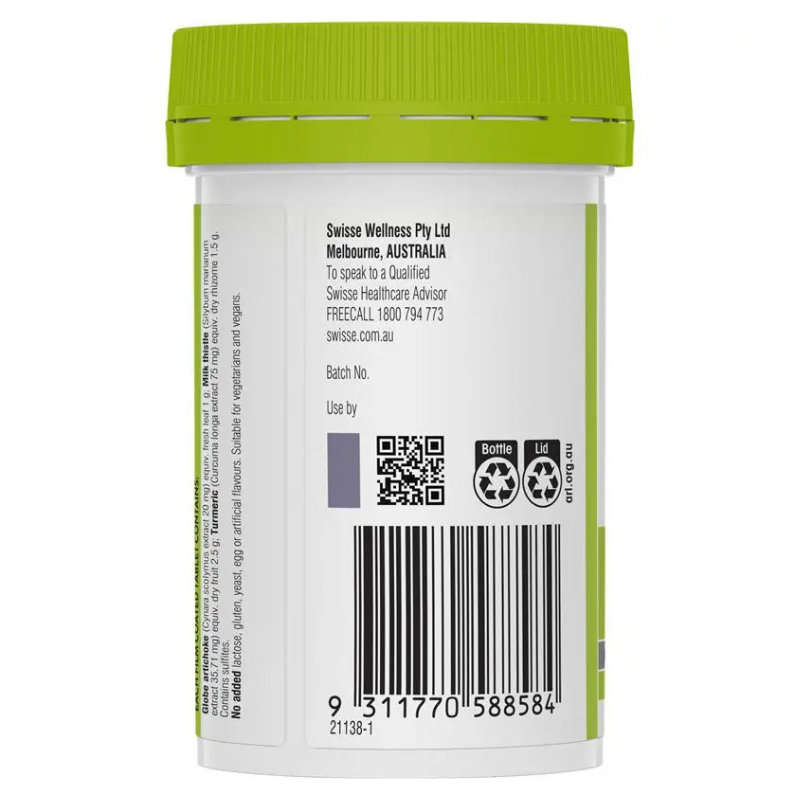[Expiry Date: 01/2029] Swisse Ultiboost Liver Detox 60 Tablets