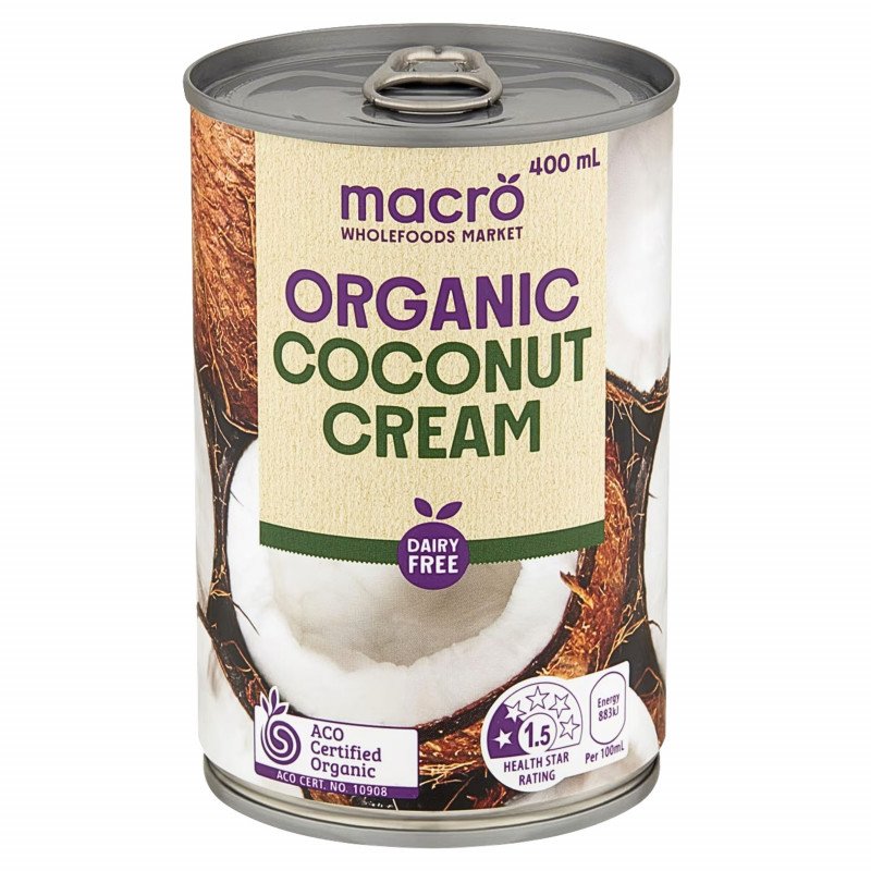 [Expiry Date: 30/04/2027] Woolworths Macro Organic Coconut Cream 400mL