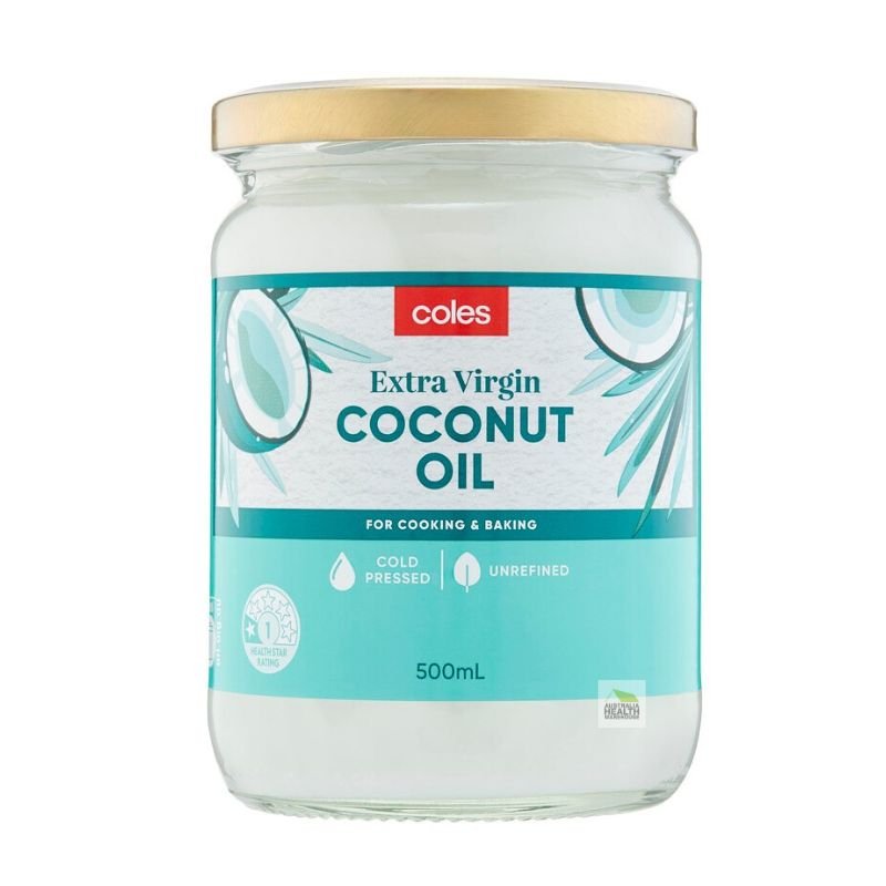 [Expiry: 05/03/2027] Coles Extra Virgin Coconut Oil 500mL