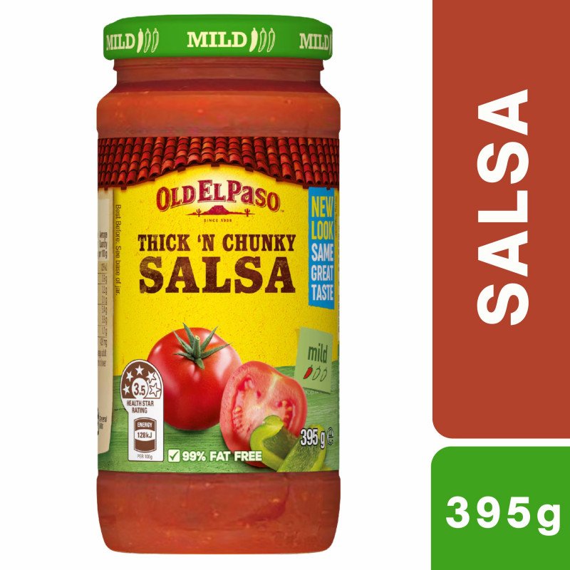 [Expiry: 05/2027] Old El Paso Thick N Chunky Salsa Mild 395g