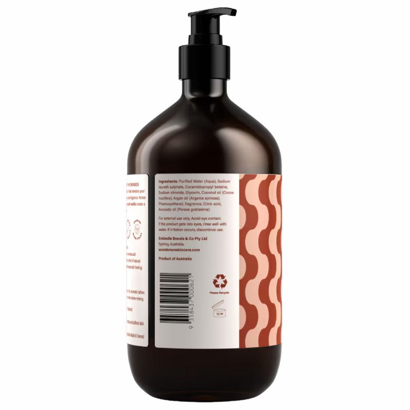 Woodsman Burnt Rose Body Wash 1 Litre