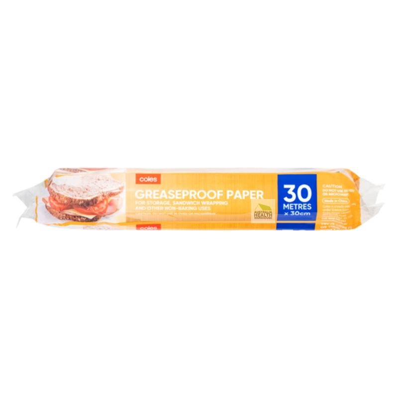 Coles Greaseproof Paper 30 Metres