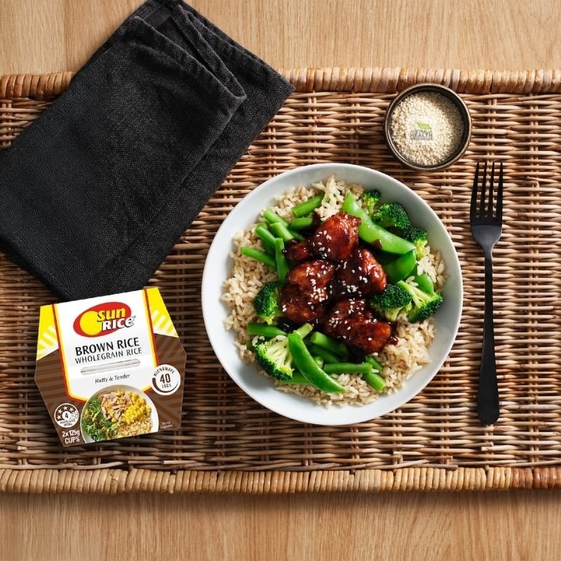 [CLEARANCE Expiry Date: 16/09/2026] Woolworths Brown Rice Microwave Cups 2 Pack (2 x 125g)  | Oz Mart