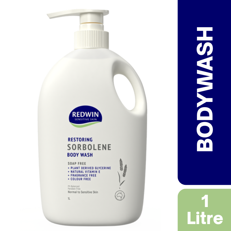 Redwin Restoring Sorbolene Body Wash 1 Litre
