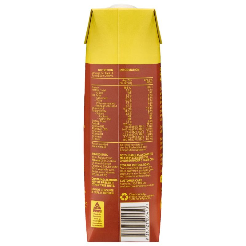 [Expiry: 03/02/2027] Nuttelex Original Almond Milk 1 Litre