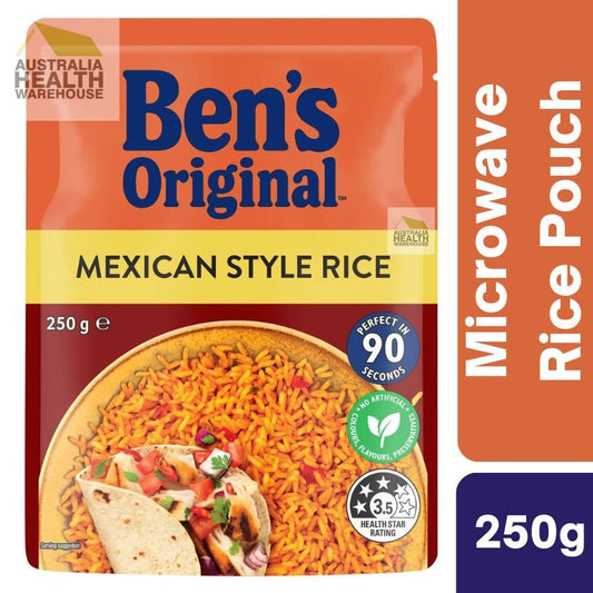 [Expiry: 08/02/2027] Ben's Original Mexican Style Rice Microwave Rice Pouch 250g