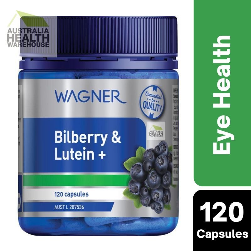 [Expiry: 18/08/2026] Wagner Bilberry & Lutein+ 120 Capsules