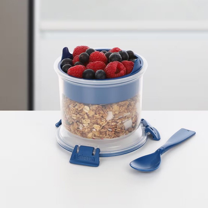 Sistema To Go Breakfast Food Container 530mL (Blue)