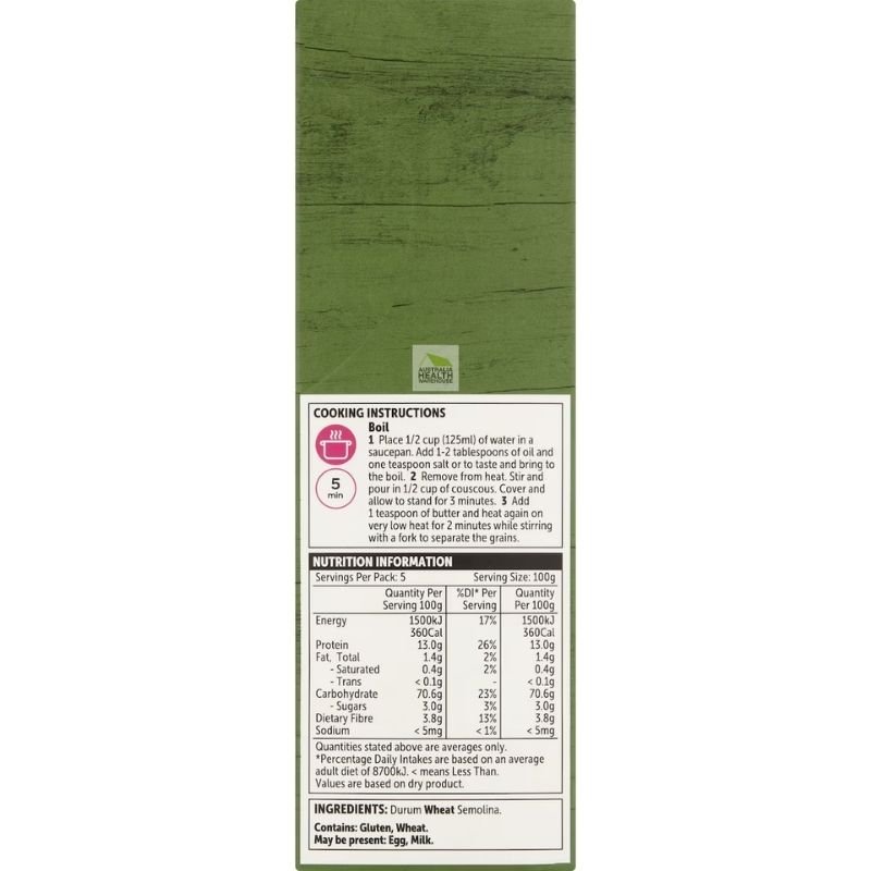 [Expiry: 10/12/2027] Woolworths Couscous 500g