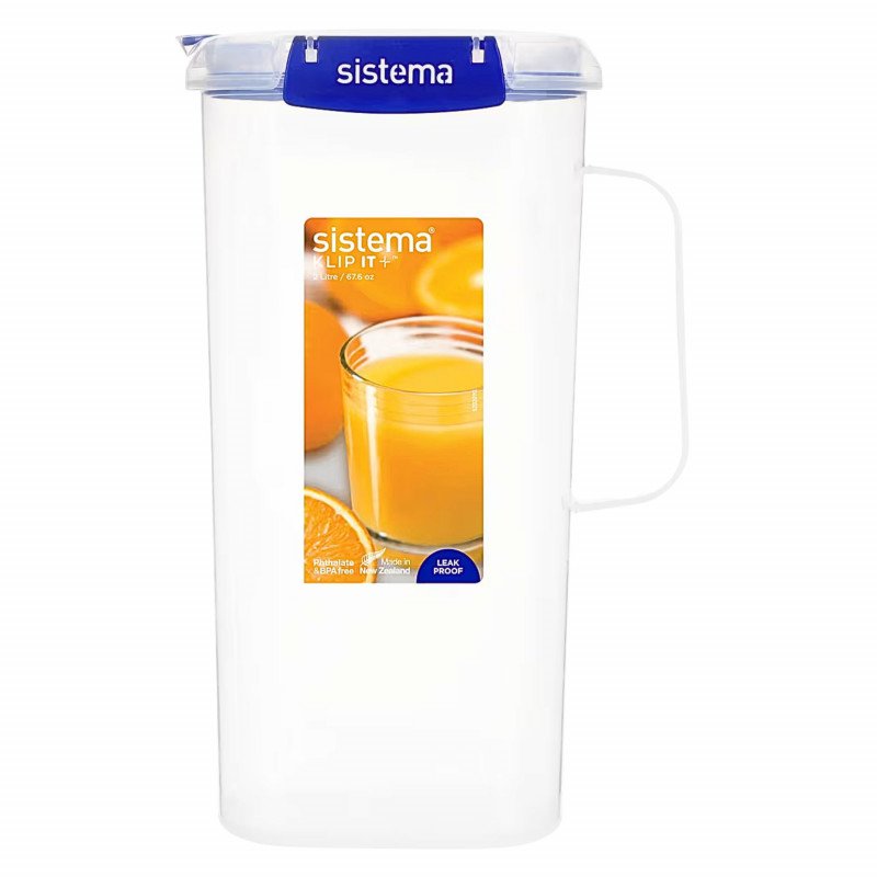 Sistema Klip It Plus Juice Food Storage Container 2 Litre