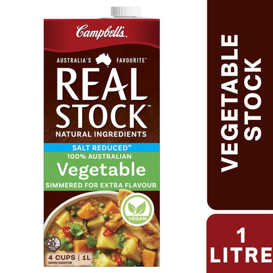 [Expiry Date: 17/05/2027] Campbell's Real Stock Vegetable Salt Reduced 1 Litre