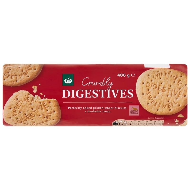 Woolworths Plain Digestives 400g