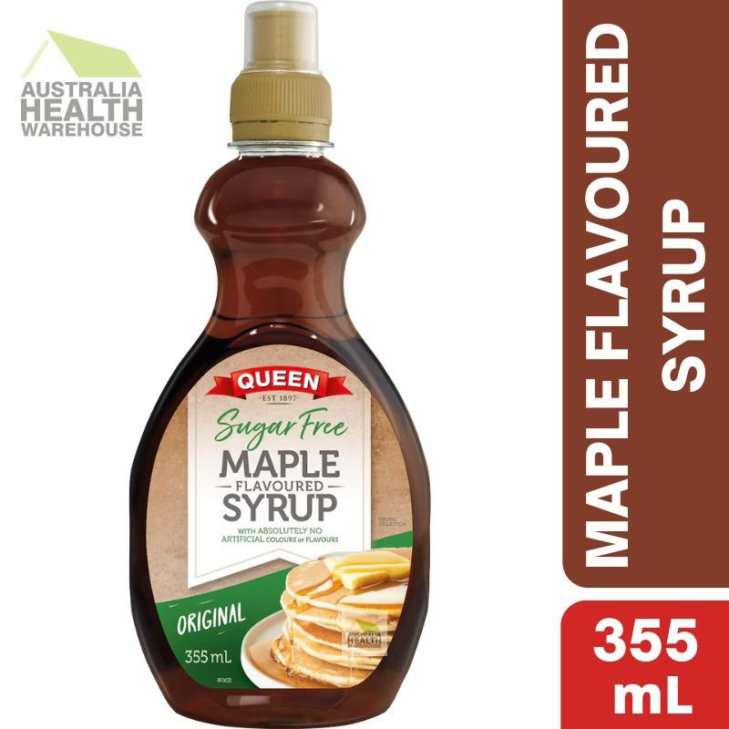 [Expiry: 06/2029] Queen Sugar Free Maple Flavoured Syrup 355mL