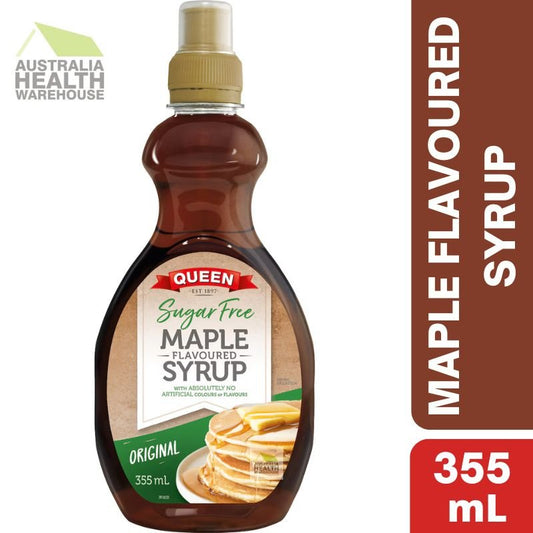 [Expiry: 06/2029] Queen Sugar Free Maple Flavoured Syrup 355mL
