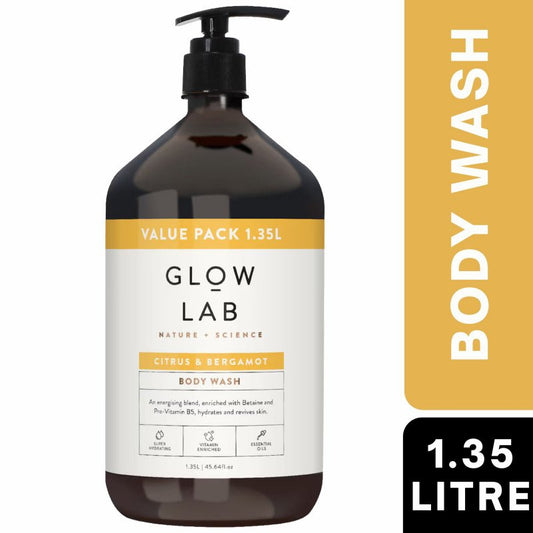 [Expiry: 02/2028] Glow Lab Citrus & Bergamot Body Wash 1.35 Litre