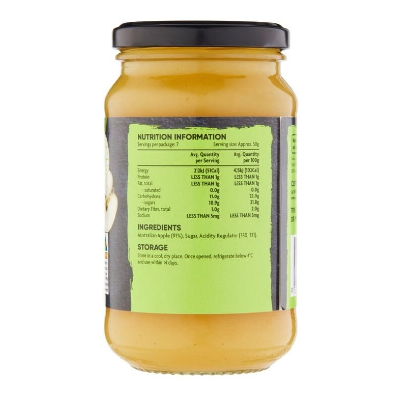 [Expiry: 18/08/2027] Coles Apple Sauce 375g
