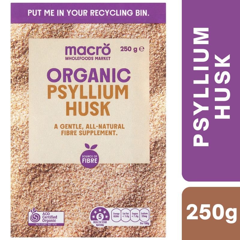 [Expiry: 30/01/2027] Woolworths Macro Organic Psyllium Husk 250g
