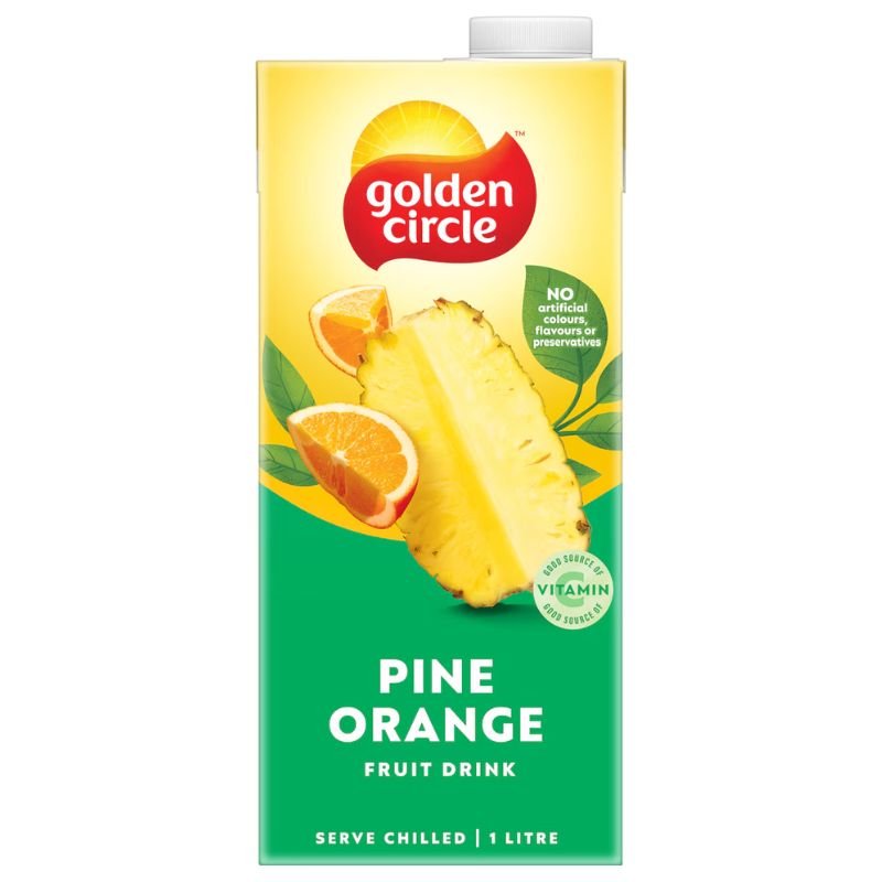 [Expiry Date: 08/10/2026] Golden Circle Pine Orange Fruit Drink 1 Litre