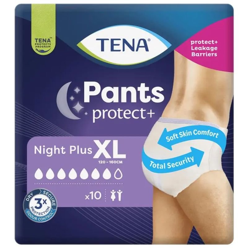 Tena Pants Night Plus Size XL 10 Pack