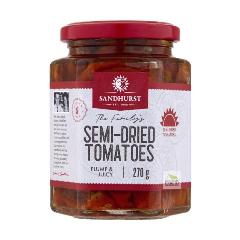 [Expiry: 30/04/2027] Sandhurst Semi-Dried Tomatoes 270g