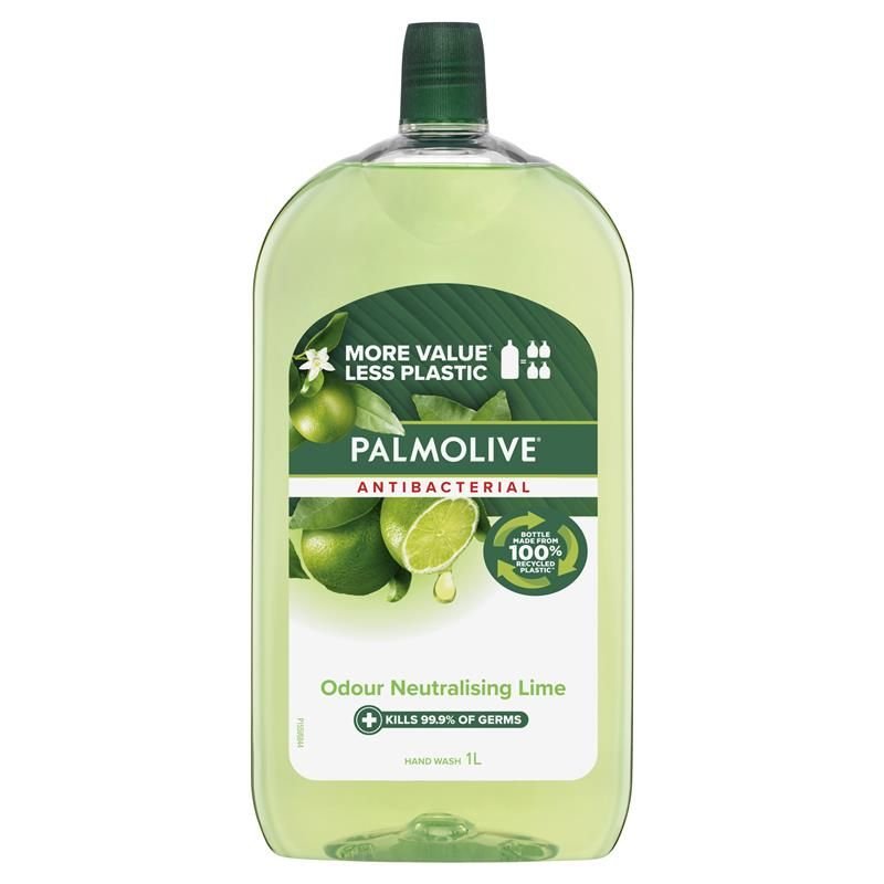 Palmolive Antibacterial Lime Hand Wash Soap Refill 1 Litre