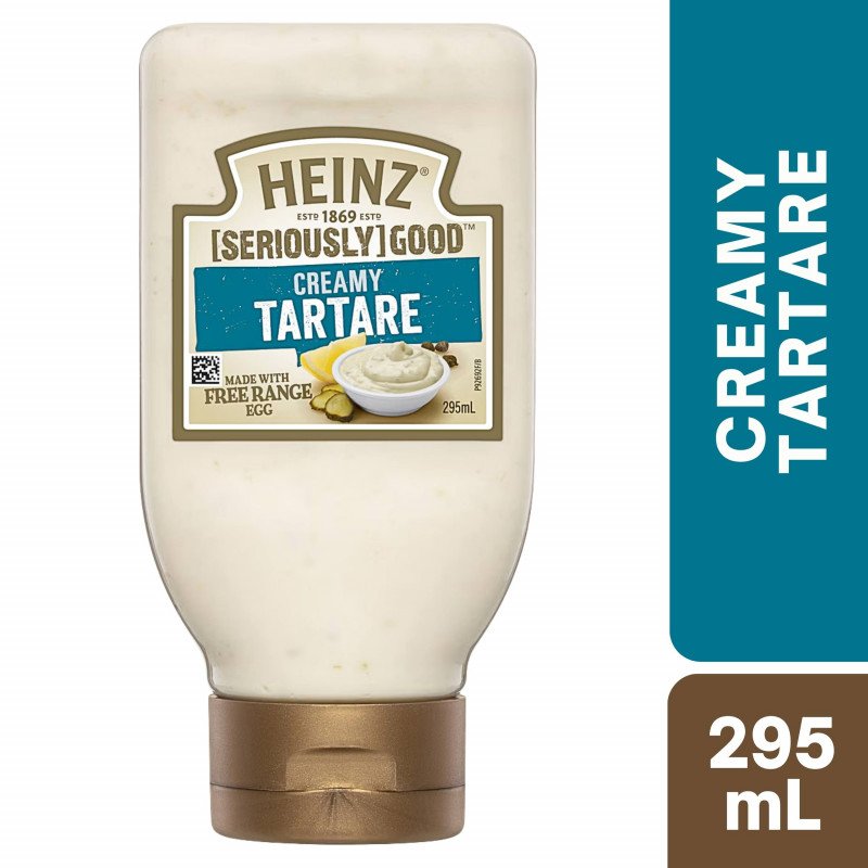 [Expiry:27/02/2027] Heinz Seriously Good Creamy Tartare Sauce 295mL