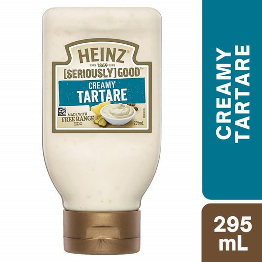 [Expiry:27/02/2027] Heinz Seriously Good Creamy Tartare Sauce 295mL