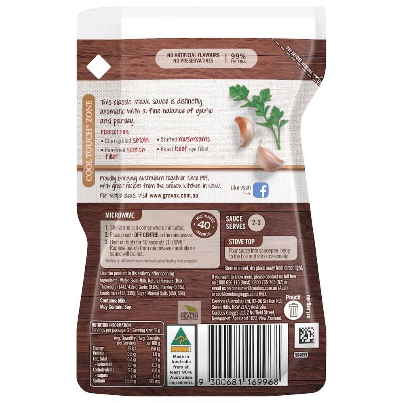 Gravox Diane Sauce Liquid Pouch 165g