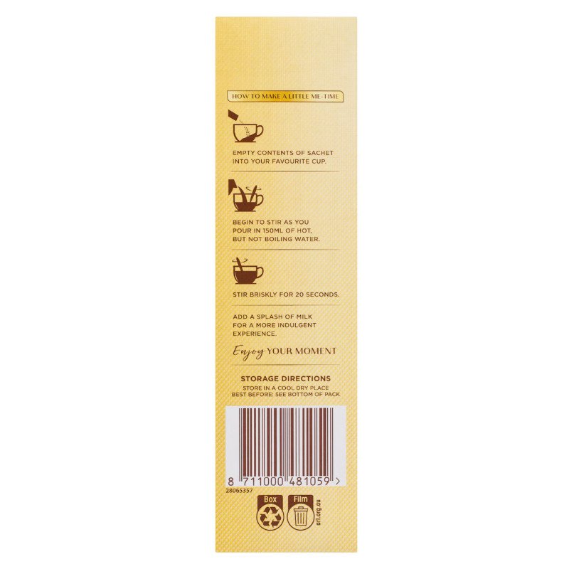 [Expiry Date: 09/07/2027] Moccona Caramel Latte Coffee 10 Sachets