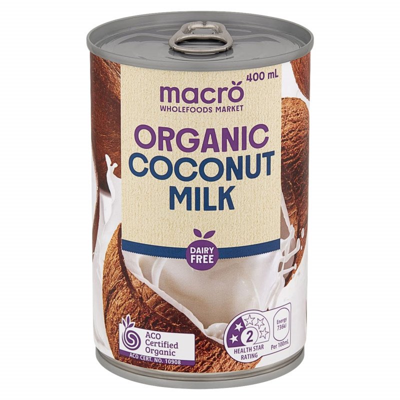[Expiry:30/04/2027] Woolworths Macro Organic Coconut Milk 400mL