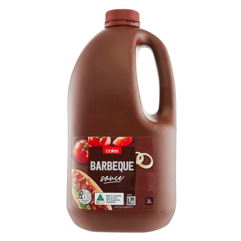 [CLEARANCE Expiry: 01/09/2024] Coles BBQ Sauce 2 Litre