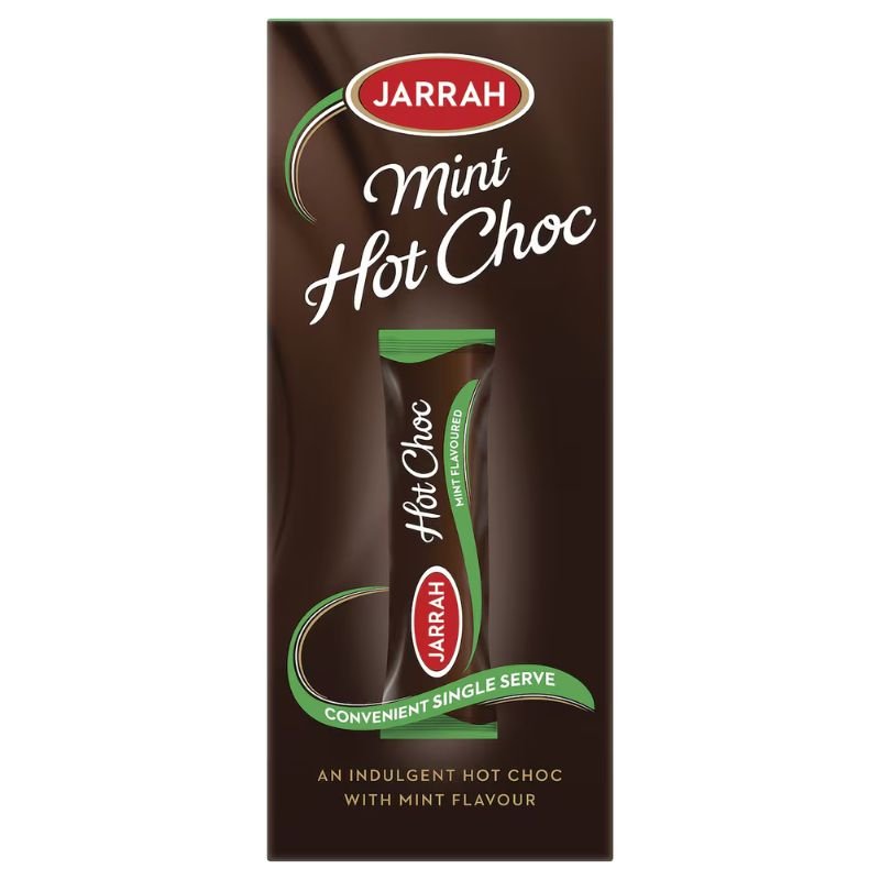[Expiry: 08/04/2027] Jarrah Mint Hot Chocolate Satchets 10 Pack 125g