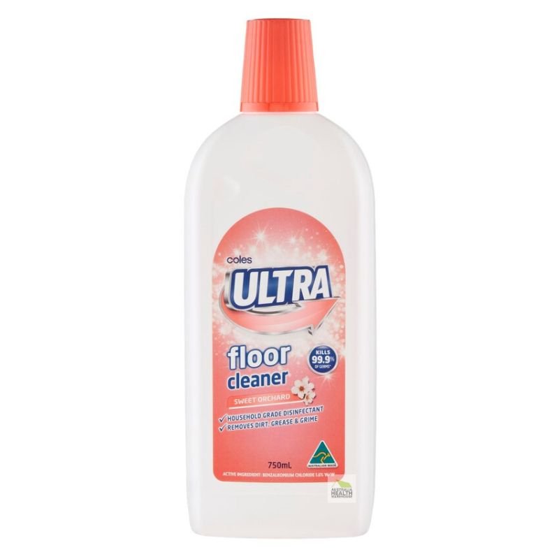 [Expiry Date: 03/07/2027] Coles Ultra Floor Cleaner Sweet Orchard 750mL