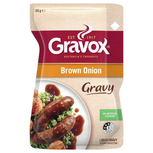 [Expiry Date: 23/06/2027] Gravox Brown Onion Liquid Gravy Pouch 165g