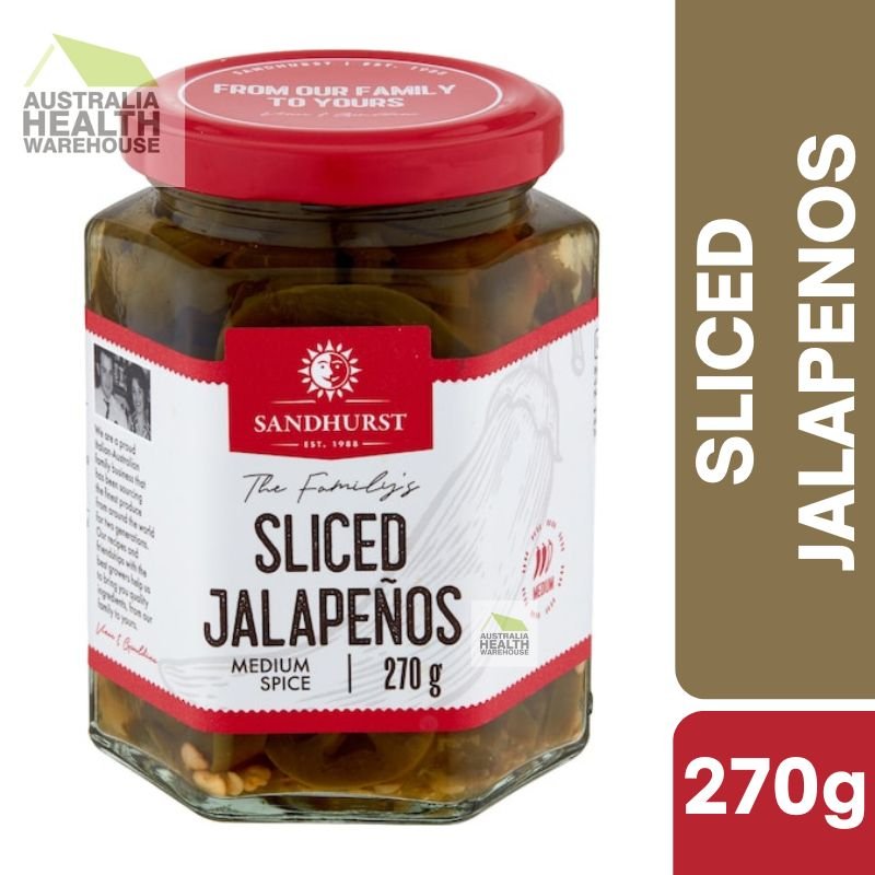 [Expiry: 05/2027] Sandhurst Sliced Jalapeno 270g