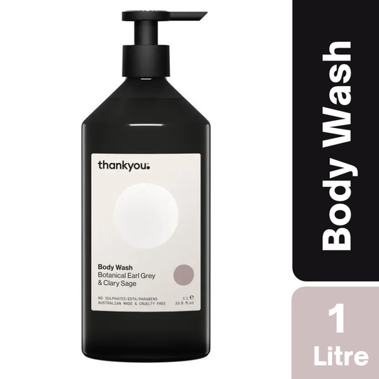 Thankyou Body Wash Botanical Earl Grey & Clary Sage 1 Litre